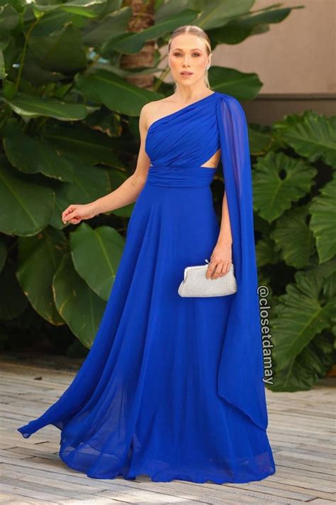 vestido de festa usado chanel azul royal|40 ideias de vestidos azul royal para madrinhas e convidadas.